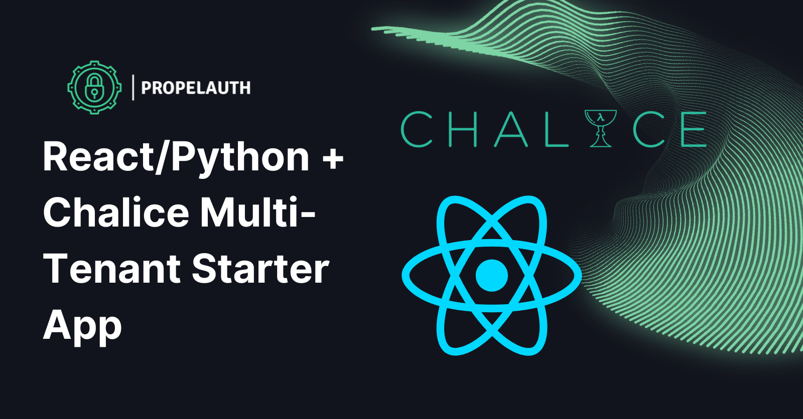 Build an example B2B application in React where users can sign up, login, manage their accounts, and view organization and member information, PropelAuth, React, Python, and Chalice.