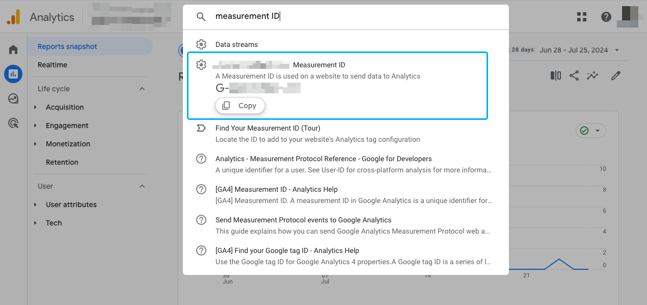 Google Analytics Measurement ID