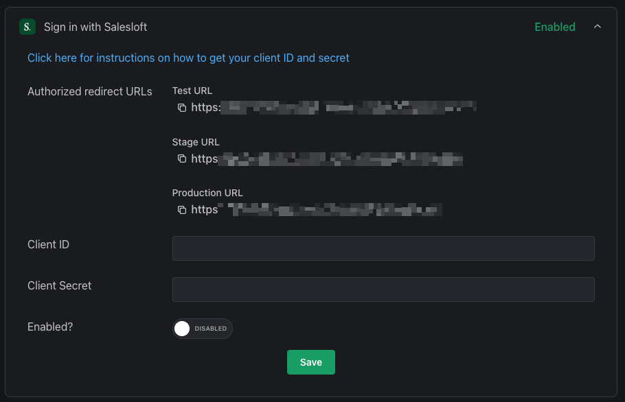 PropelAuth SSO Settings