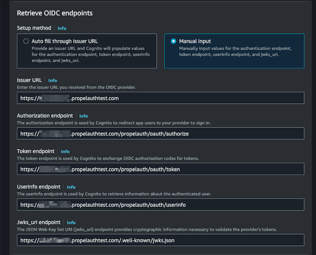 Endpoints and attribute mappings