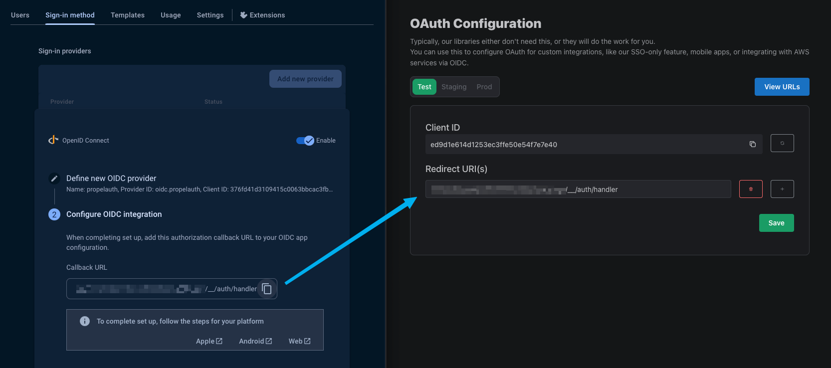 oidc provider callback url